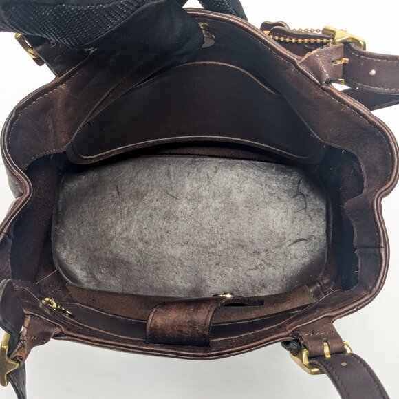 COACH Vintage Leather Costa Rica Handmade Shoulder Bag - Picture 7 of 15